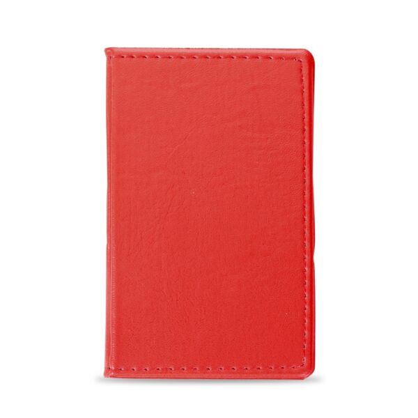 Bloco de Notas Personalizado Couro Sintético com Autoadesivos 13,6×8,1cm