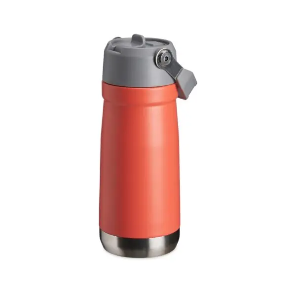 Garrafa térmica cinza 500ml brinde gravação laser empresa