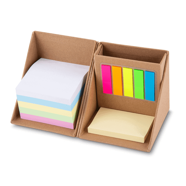Bloco de Notas Personalizado Capa Dura com Autoadesivos 9,5×9,5cm