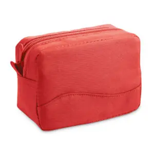 Necessaire Personalizada com logotipo de marca corporativa. Brinde corporativo elegante.