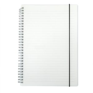 Caderno Personalizado Plástico com Pauta B5 26x19cm