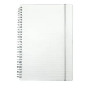 Caderno Personalizado Plástico com Pauta B5 26x19cm