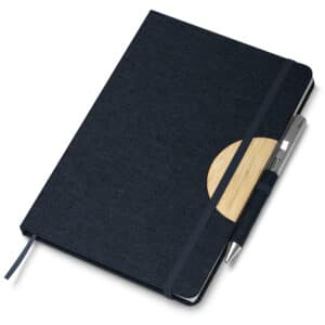 Caderno Personalizado com personalização de marca corporativa. Opção de brindes para empresa.