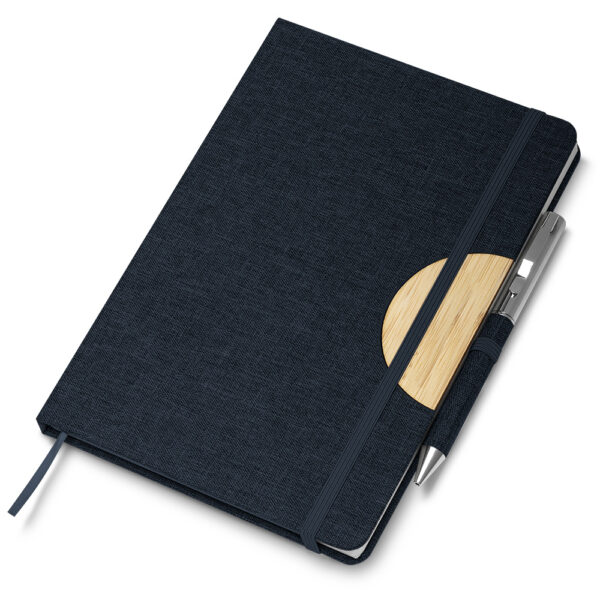Caderno Personalizado com personalização de marca corporativa. Opção de brindes para empresa.