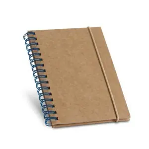 Caderno Ecológico Personalizado Papel Reciclado com Pauta Capa Dura 14x10cm
