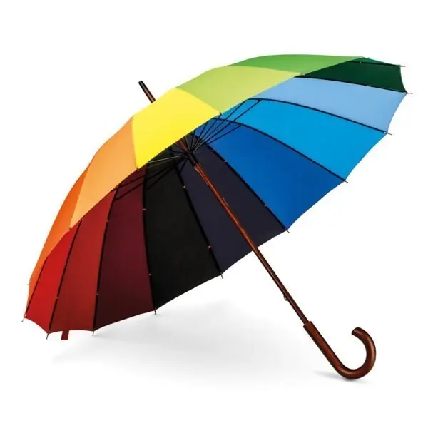 Guarda chuva personalizado com logo gravação transfer colorido
