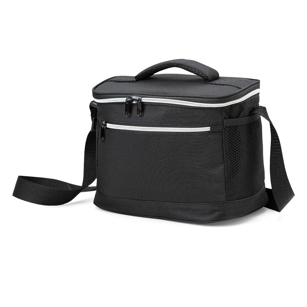 - Huble Brindes Corporativos Bolsa Térmica Personalizada Nylon 10L 2 Compartimentos