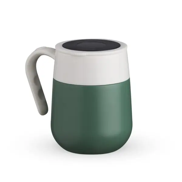 Caneca térmica personalizada rosa brinde empresarial