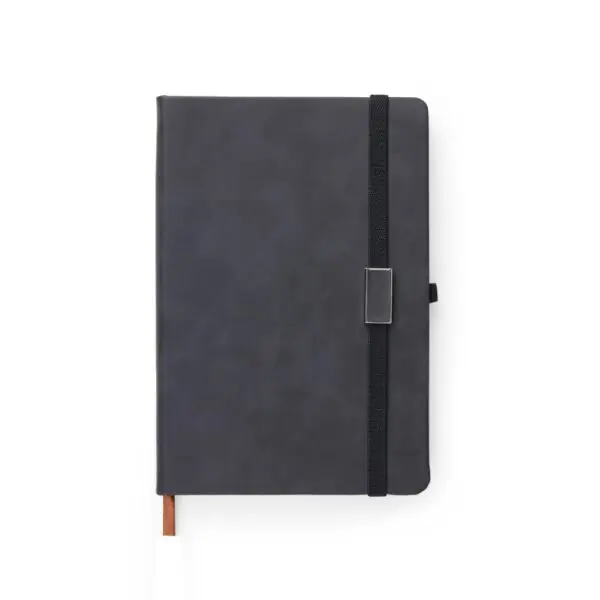Brinde caderno verde água gravação UV digital empresa