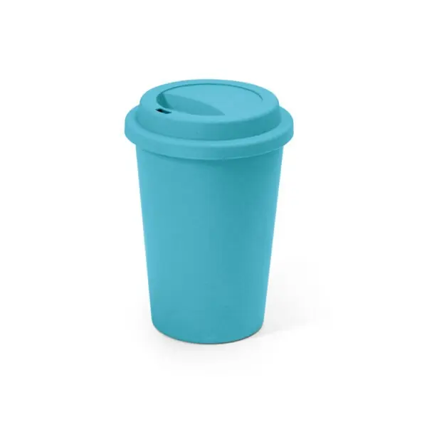Copo de viagem personalizado azul escuro para brindes