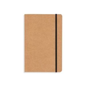 Caderno Ecológico Personalizado Kraft sem Pauta 21x13,7cm