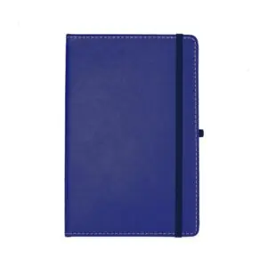 Caderno Personalizado Couro Sintético com Pauta Porta Caneta 21,2x14cm