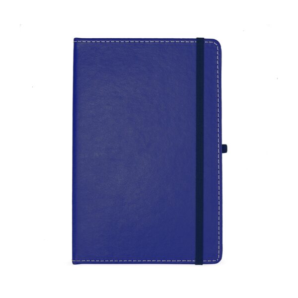 Caderno Personalizado Couro Sintético com Pauta Porta Caneta 21,2x14cm