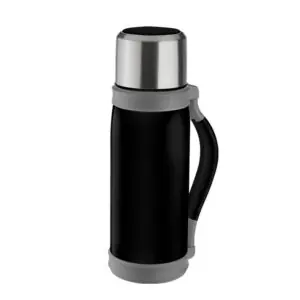 Garrafa Térmica Personalizada com gravação de logotipo de marca empresarial. Brinde personalizado criativo.