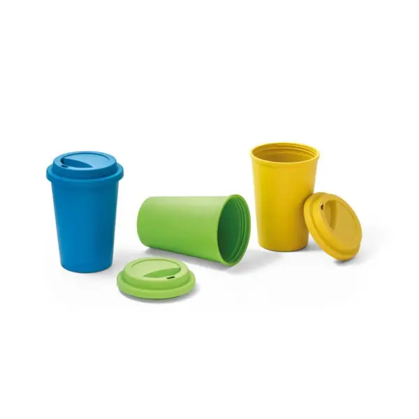 Copo viagem 450ml personalizado silk cores corporativas