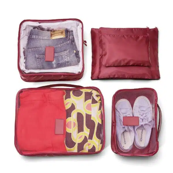 Kit necessaire cor vinho brinde corporativo para clientes