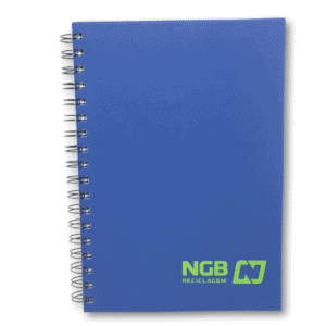 (23x17 cm) | Caderno Personalizado Emborrachado - COM PAUTA - HUBZB-13708