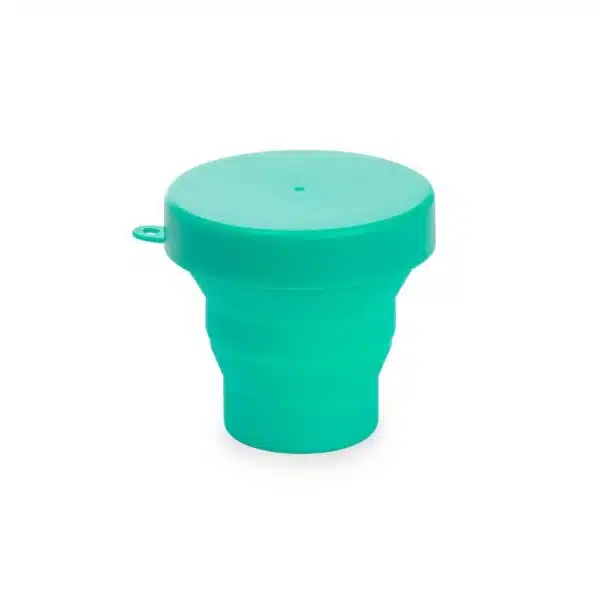 Copo silicone retrátil personalizado evento corporativo