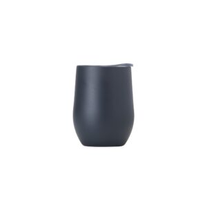 Copo térmico personalizado 300ml cinza escuro com logo