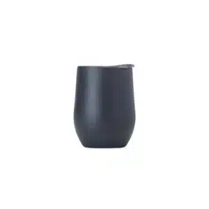 Copo térmico personalizado 300ml cinza escuro com logo