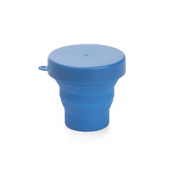 Kit brinde copo dobrável silicone personalizado cores