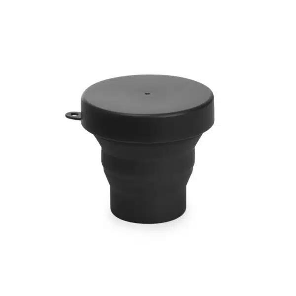 Brinde copo dobrável silicone silk logo 150ml cores