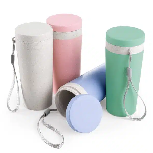 Copo personalizado fibra de bambu 350ml ecológico