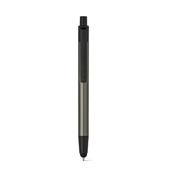 Caneta personalizada metal vermelha touch para empresas