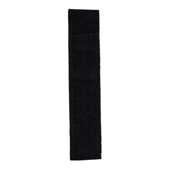 Brinde caneta preta veludo com logo empresa silk
