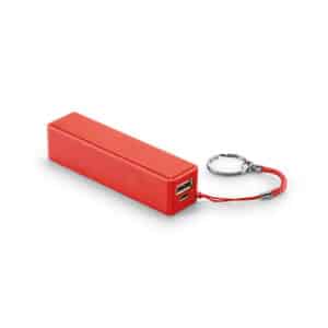 Carregador portátil corporativo branco gravação UV