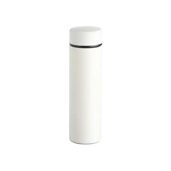 Garrafa corporativa preta com logo gravado a laser 500ml