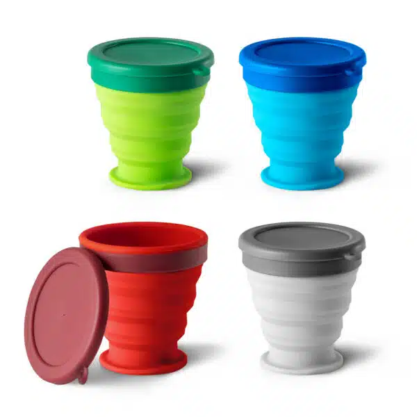 Copo silicone viagem personalizado 240ml ecológico