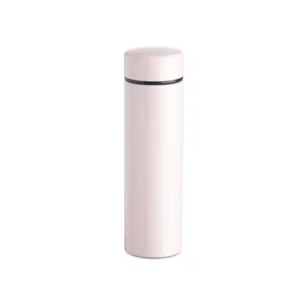 Kit brinde garrafa térmica corporativa preta e branca 500ml