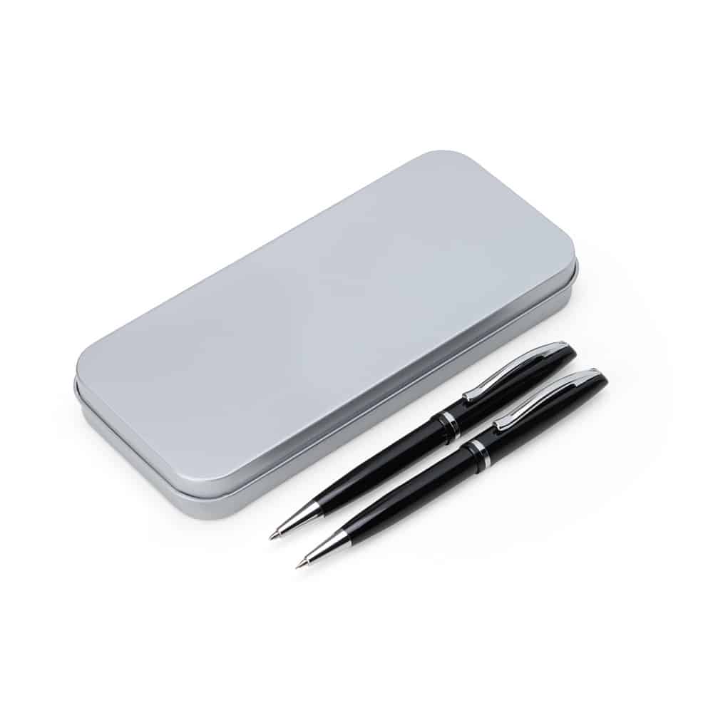 - Huble Brindes Corporativos Conjunto Personalizado Caneta e Lapiseira Metal - HUBZB-07005 - Imagem 9