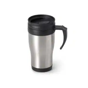 Caneca térmica personalizada 420ml cromado acetinado