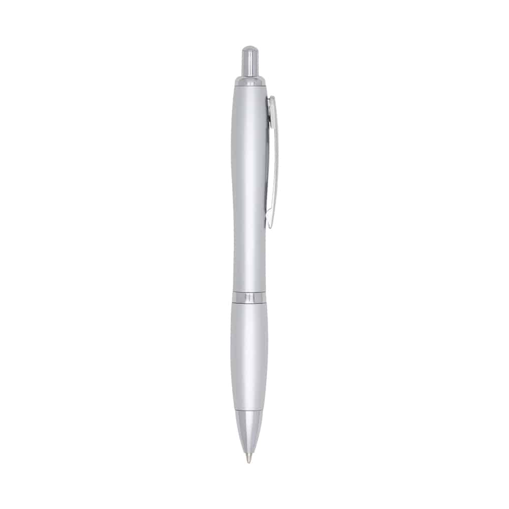 - Huble Brindes Corporativos Caneta Plástica Personalizada Grip Clip Metal 14.4x1.5cm