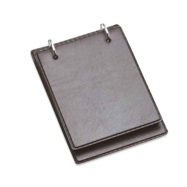 Bloco de Notas Personalizado Couro Sintético de Mesa 19,3×13,8cm