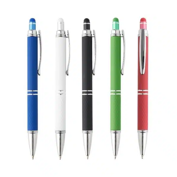 Caneta metal touch personalizada para brindes corporativos