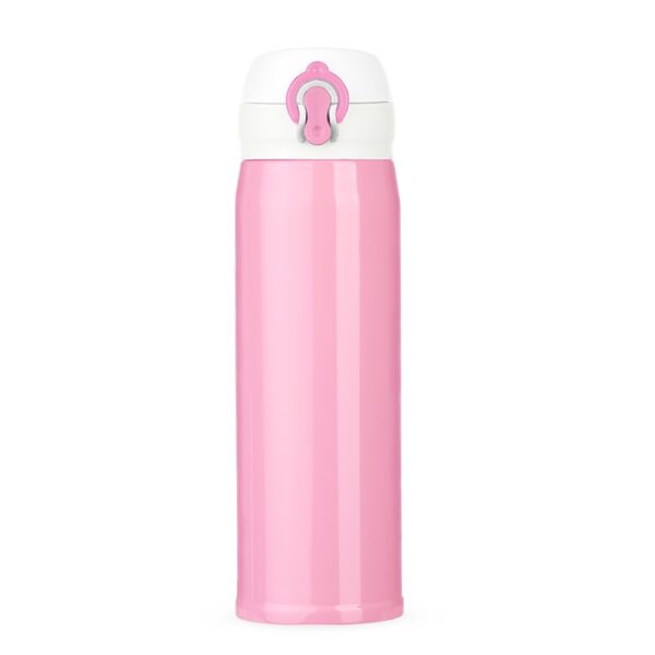 Brinde garrafa inox dourada personalizada 400ml logo