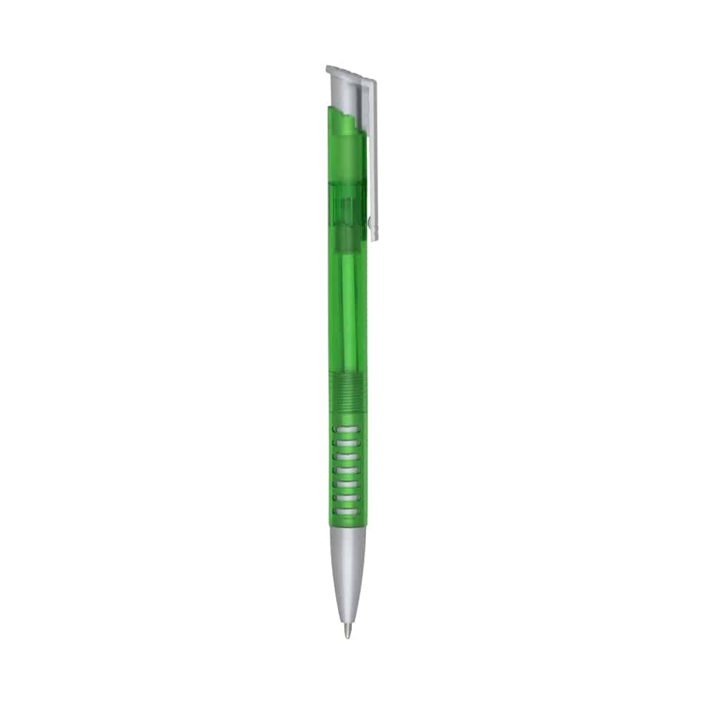 - Huble Brindes Corporativos Caneta Plástica Personalizada Branca 13.8x1.2cm