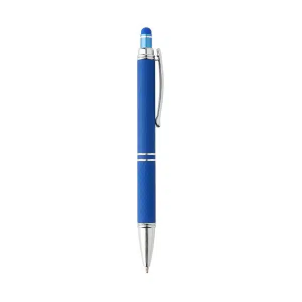 Brinde executivo caneta metal branca com logomarca