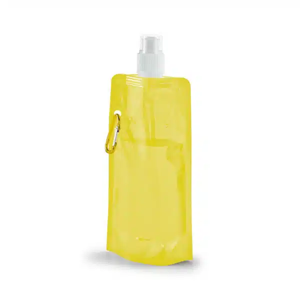 Detalhe do squeeze dobrável colapsável em PE personalizado
