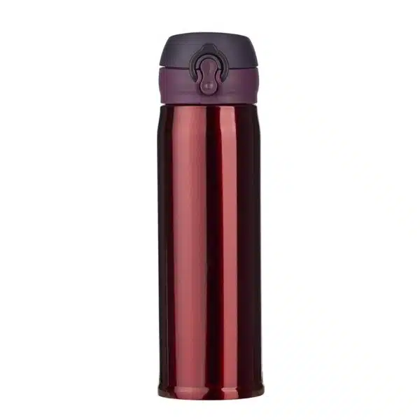 Garrafa inox branca brinde executivo gravação laser