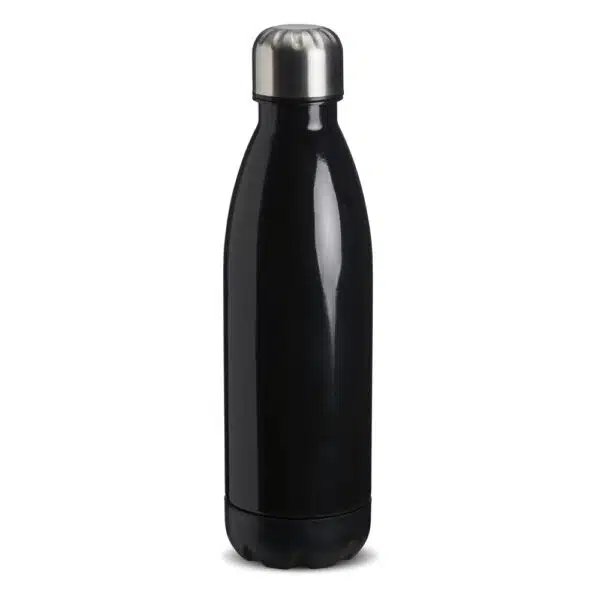Garrafa personalizada plástica 700ml preta e branca