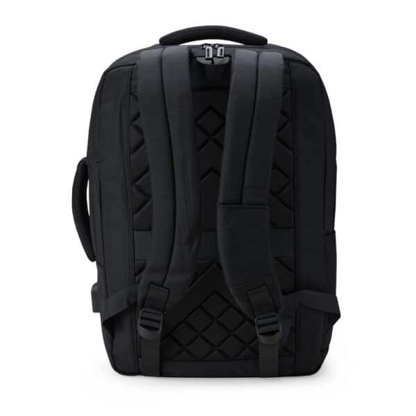 Mochila corporativa nylon preta gravação transfer logo