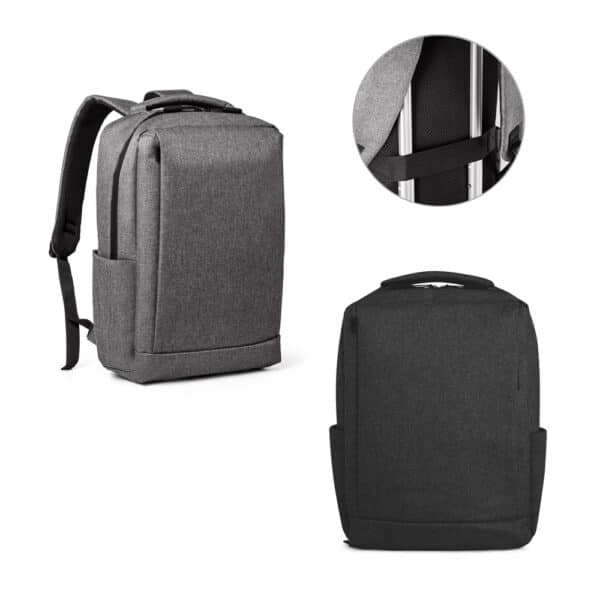 Mochila personalizada notebook 15,6 polegadas 14L preta