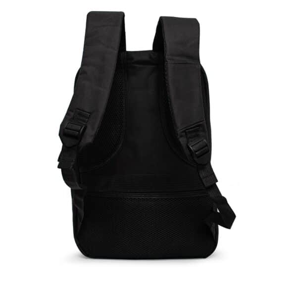 Mochila executiva preta personalizada com silk screen