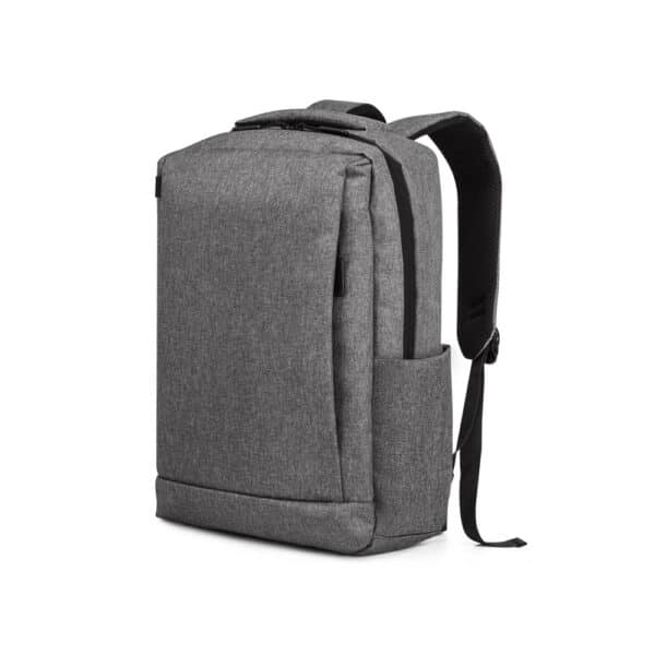 Brinde mochila notebook 15,6 personalizada cinza corporativo