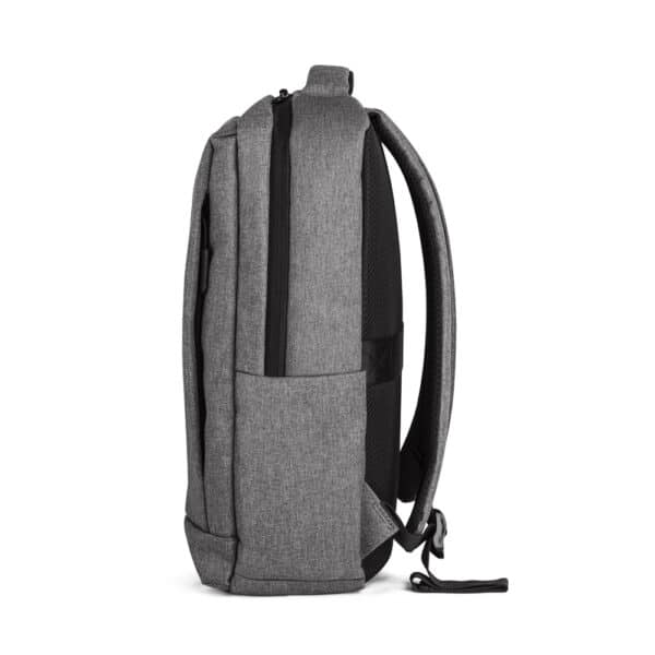 Mochila com logo empresarial placa de metal preta 14L