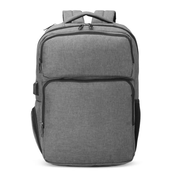 Mochila nylon personalizada brinde executivo azul